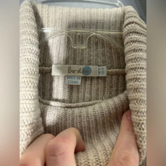 Boden Ribbed Wool Turtleneck Sweater Womens Size 10 - Picture 3 of 3